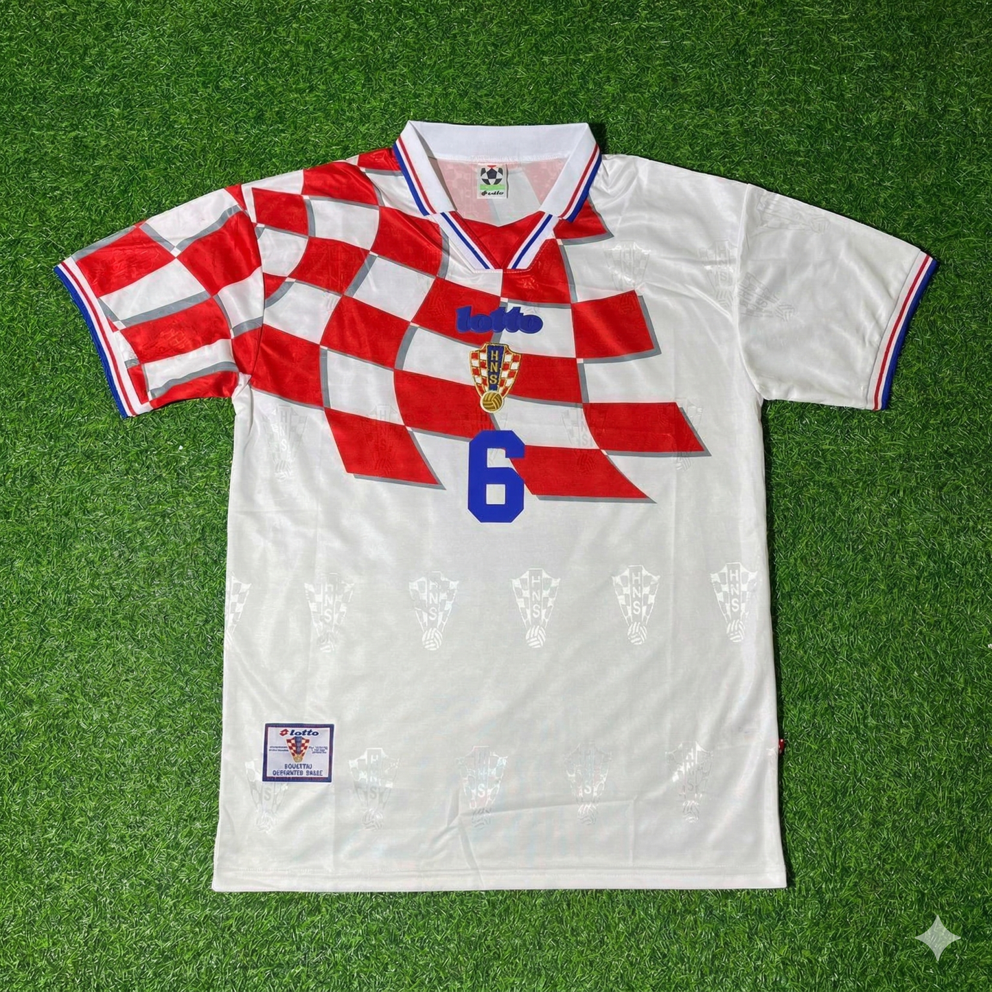Slaven Bilić Kroatien 1998 WM Retro Fußball Trikot Set