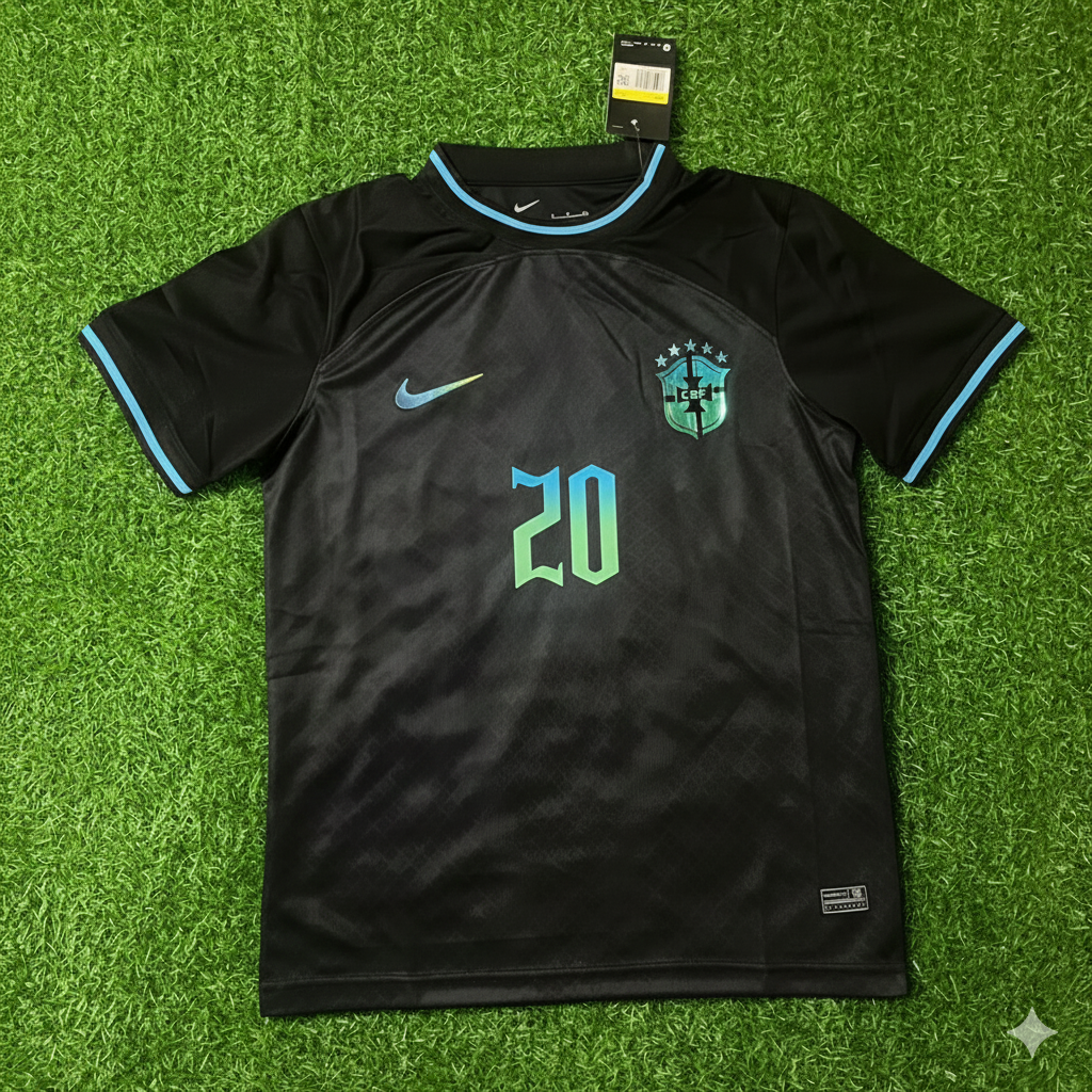 Estevao Brasilien Retro-Fußballtrikot Maglia-Soccer-Shirt