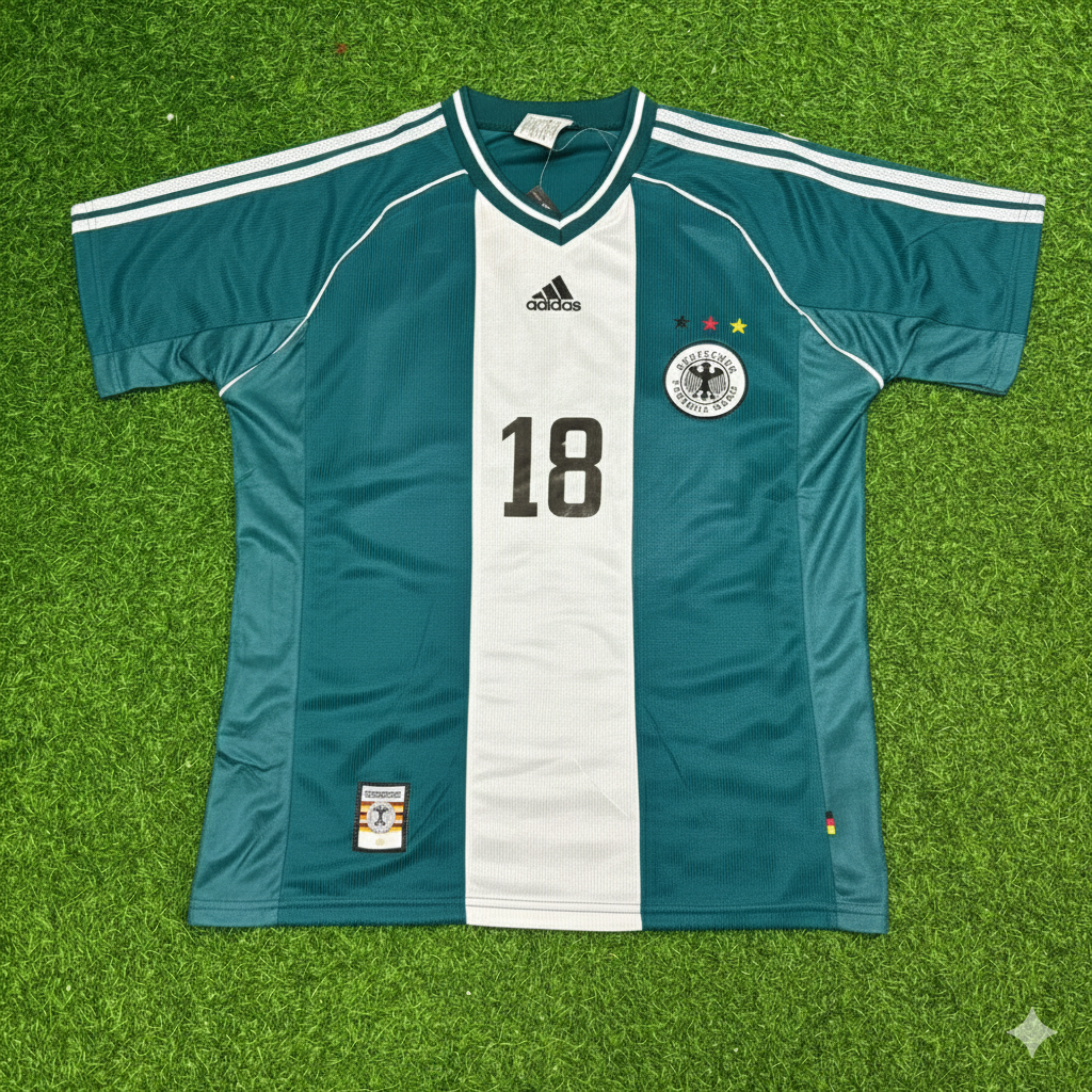 Jürgen Klinsmann Deutschland WM 1998 Auswärts Retro Fußballtrikot