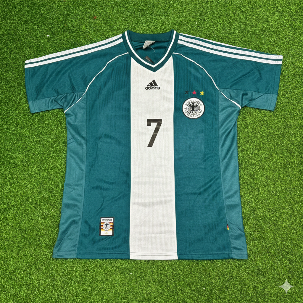 Andreas Möller Deutschland 1998 WM Auswärts Retro Fußballtrikot