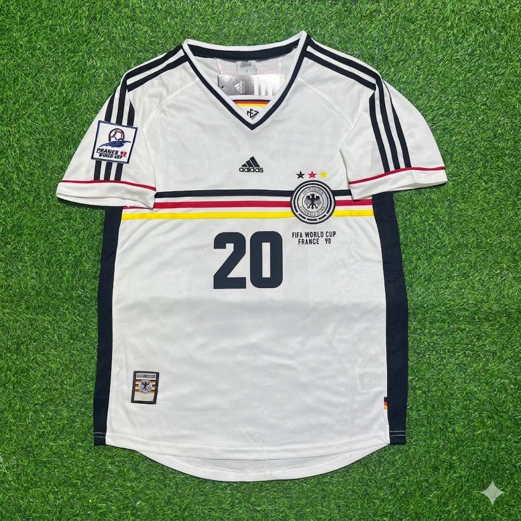 Deutschland WM 1998 Retro-Fußballtrikot – Oliver Bierhoff