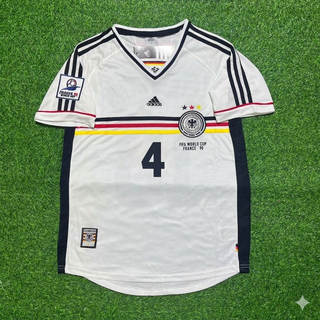 Germany 1998 World Cup Retro Football Jersey – Jurgen Kohler