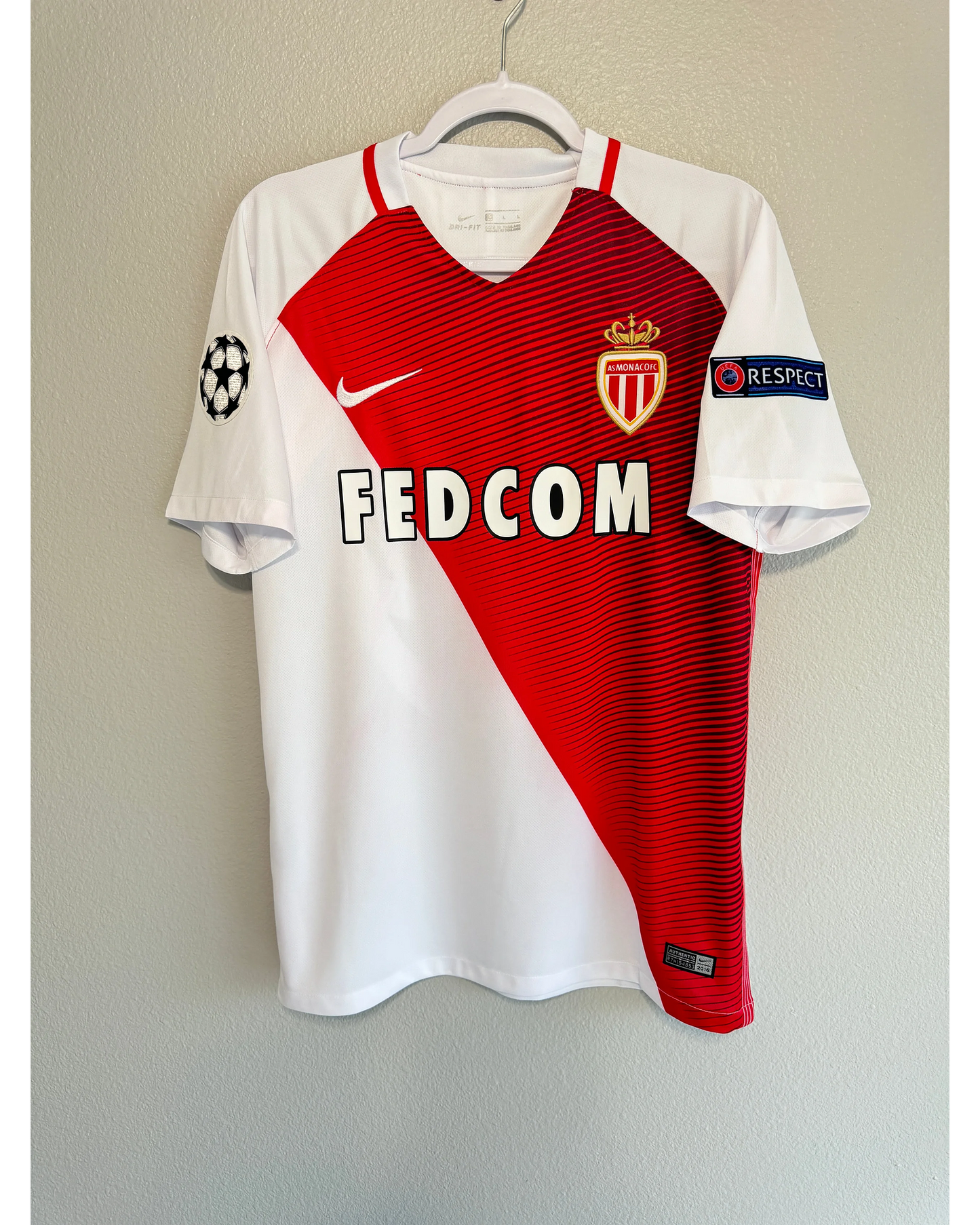 Radamel Falcao Monaco Retro Trikot