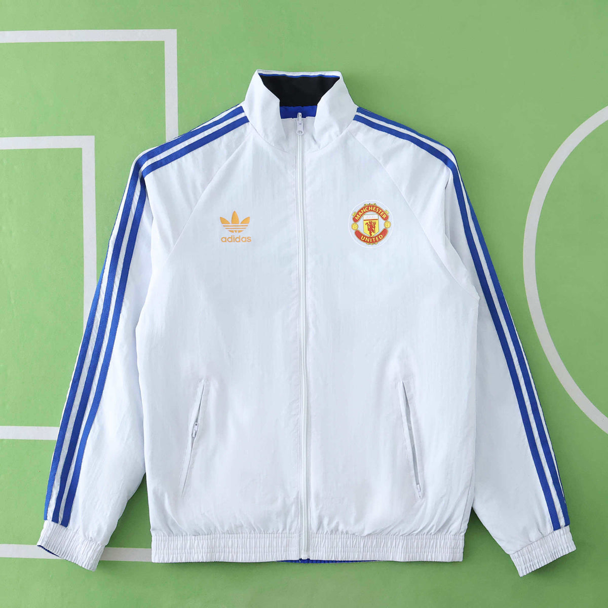 Manchester United 1996 Retro Both Sides Windbreaker