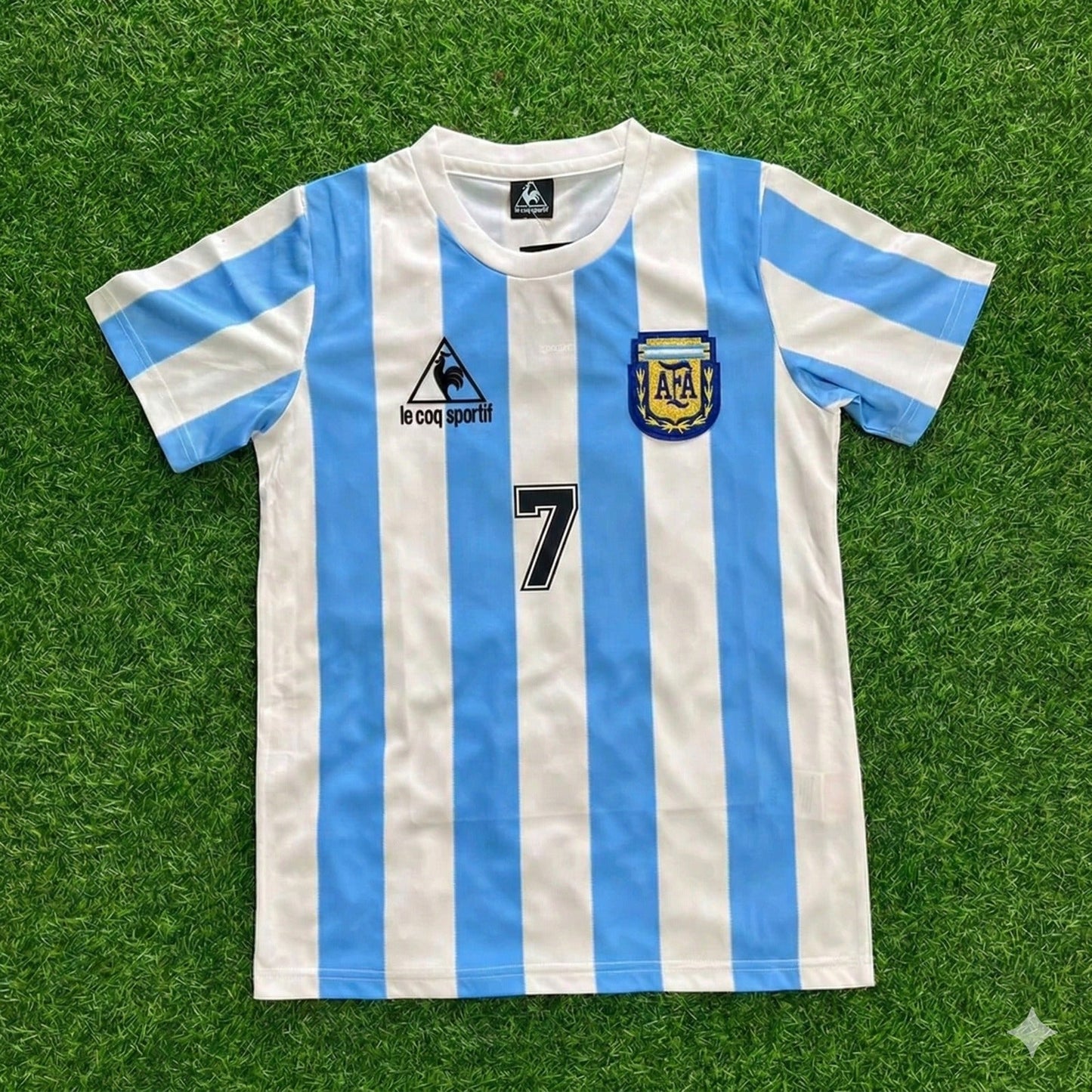 Jorge Burruchaga 7- Argentina 1986 Home Retro Football Jersey Kit