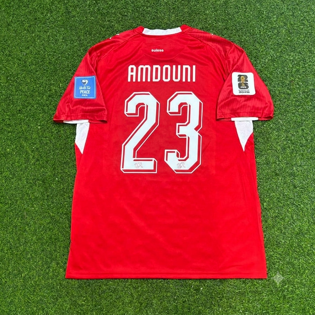 Zeki Amdouni 23 – Schweiz WM 2026 Trikot Maillot