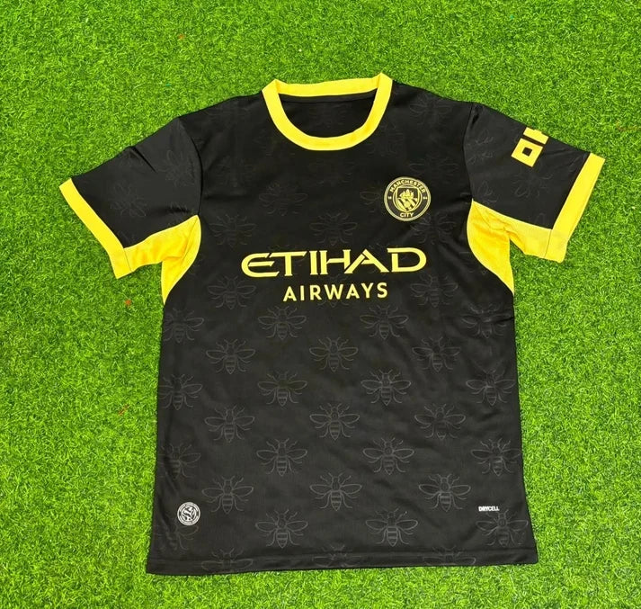 Enzo Fernandes #17 Manchester City Away Black New Season 2027 Jersey Trikot Maillot Soccer Shirt