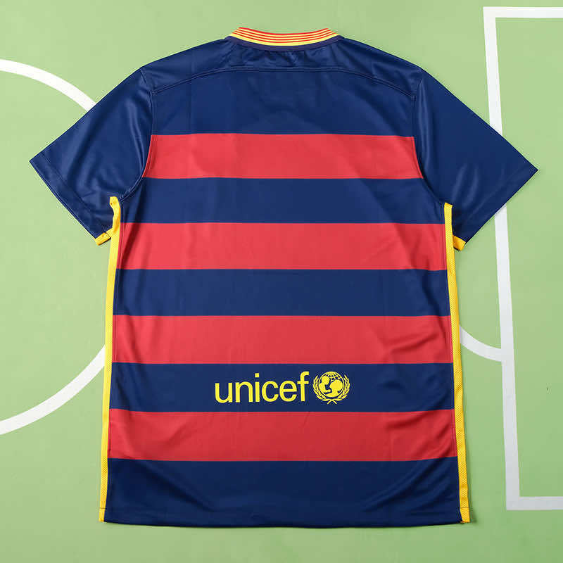 Barcelona 2015-16 Season Home Retro Jersey Trikot Soccer Shirt