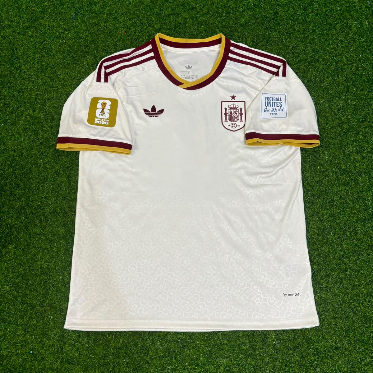 Maillot de football extérieur Pedro Porro 12 - Espagne Coupe du Monde 2026