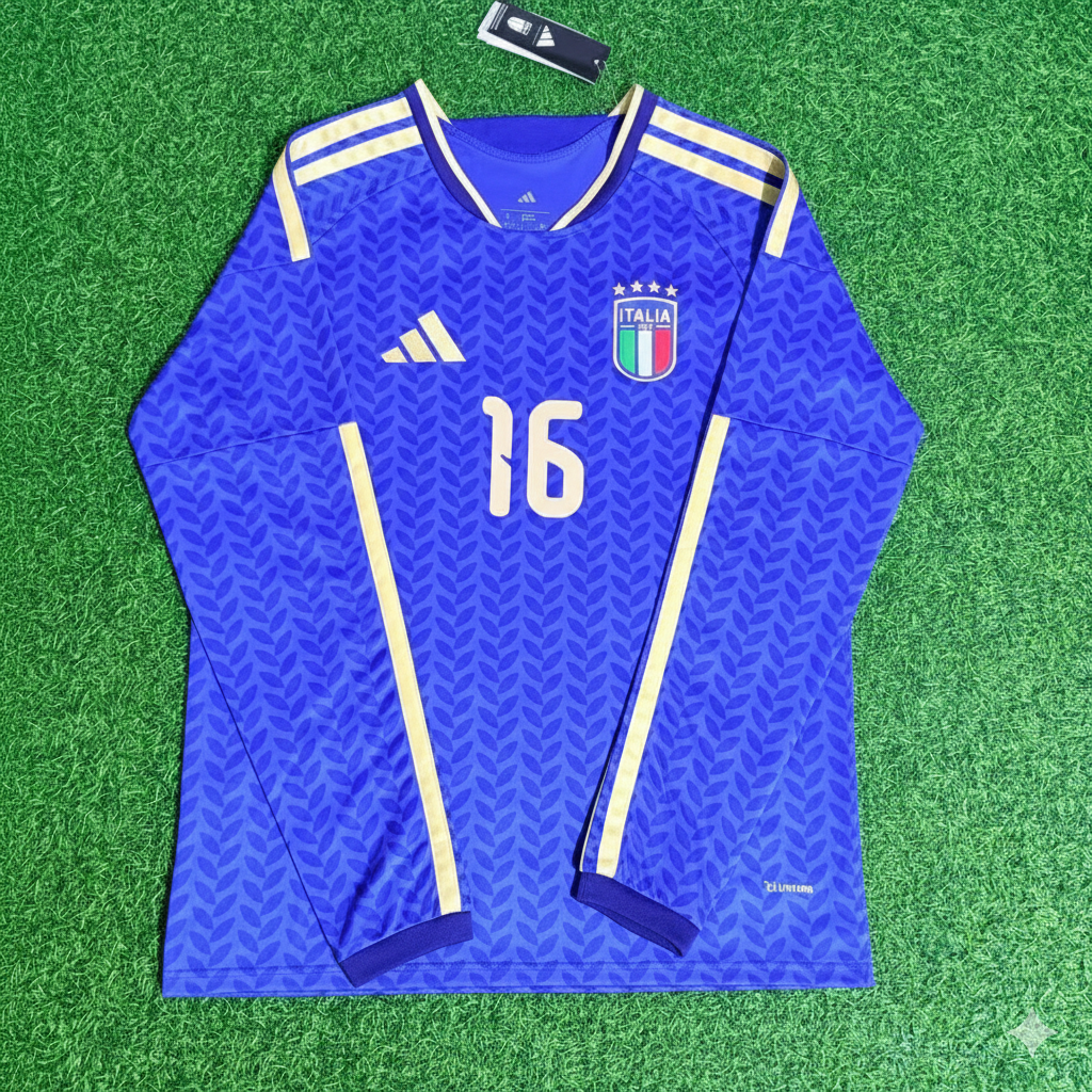 Bryan Cristante 16 – Italien WM 2026 Langarm-Fußballtrikot