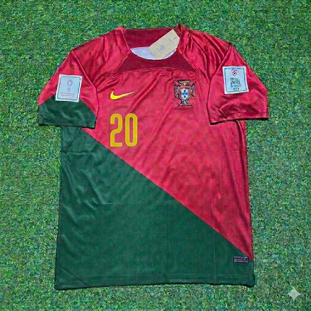 João Cancelo #20 Portugal WM 2022 Heim Retro Fußballtrikot