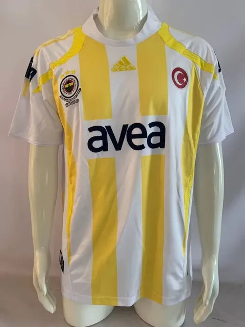 Fenerbahçe 2007-2008 Retro Trikot Weiß – | Trikot | Maillot Fußballtrikot