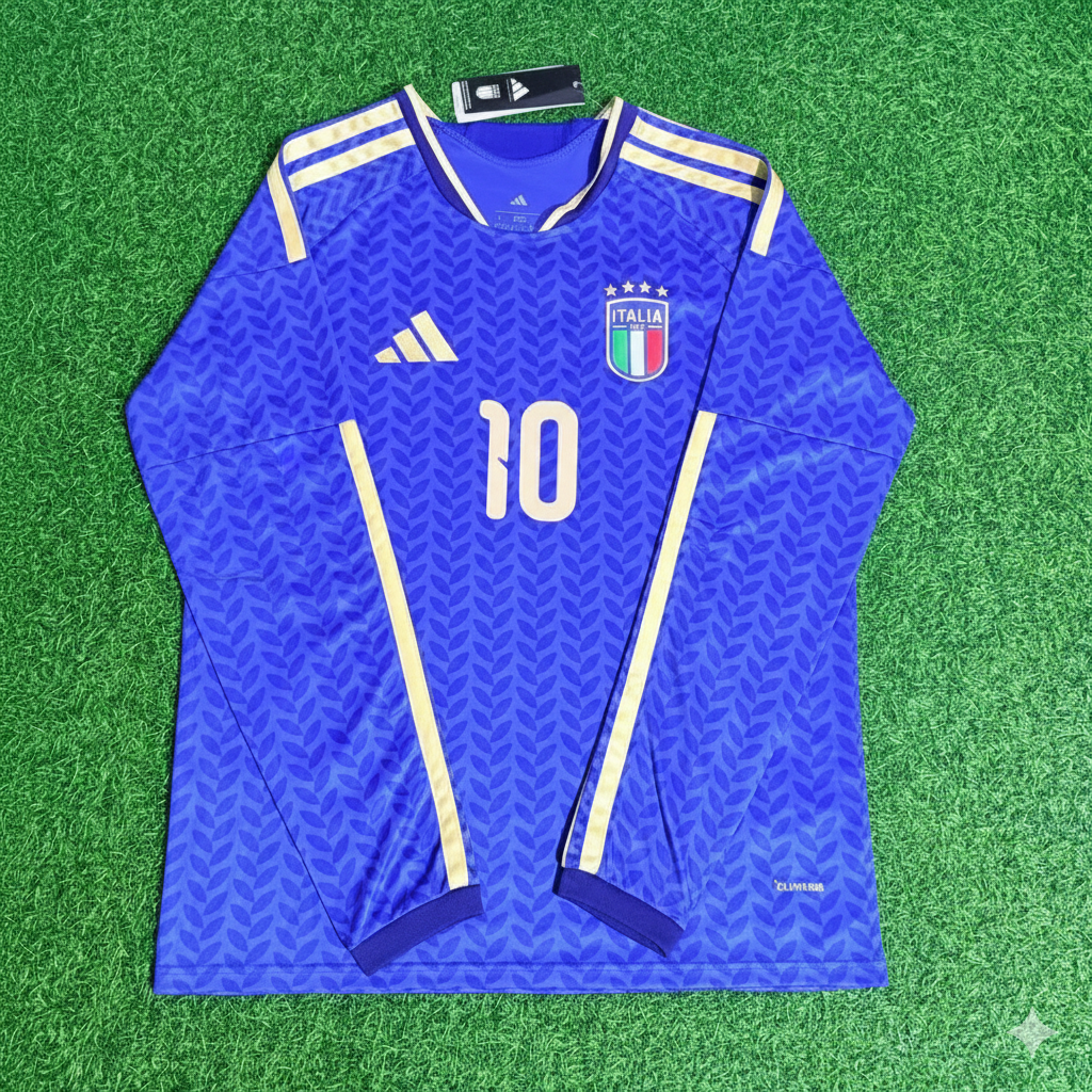 Giacomo Raspadori 10- Italy 2026 World Cup Long Sleeve Football Jersey