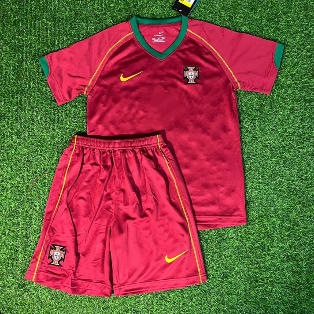 Nuno Gomes #21 Portugal 2006 Kids Kit Kinder Trikot Soccer Shirt