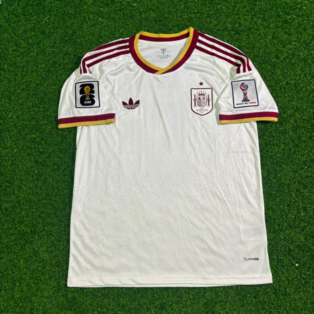 Ferrán Torres 7 - Spain 2026 World Cup Away Football Jersey