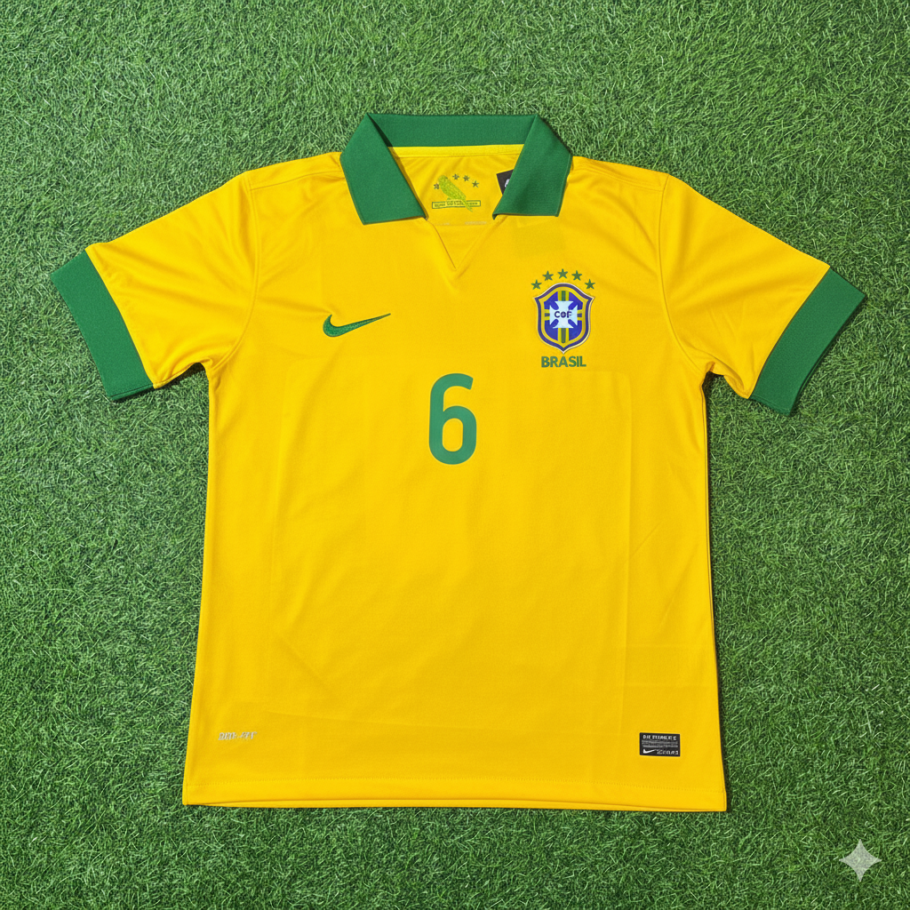 Roberto Carlos Brazil Retro Football Jersey Kit