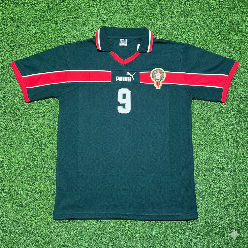 Abdeljalil Hadda Marokko Heim Retro Fußballtrikot