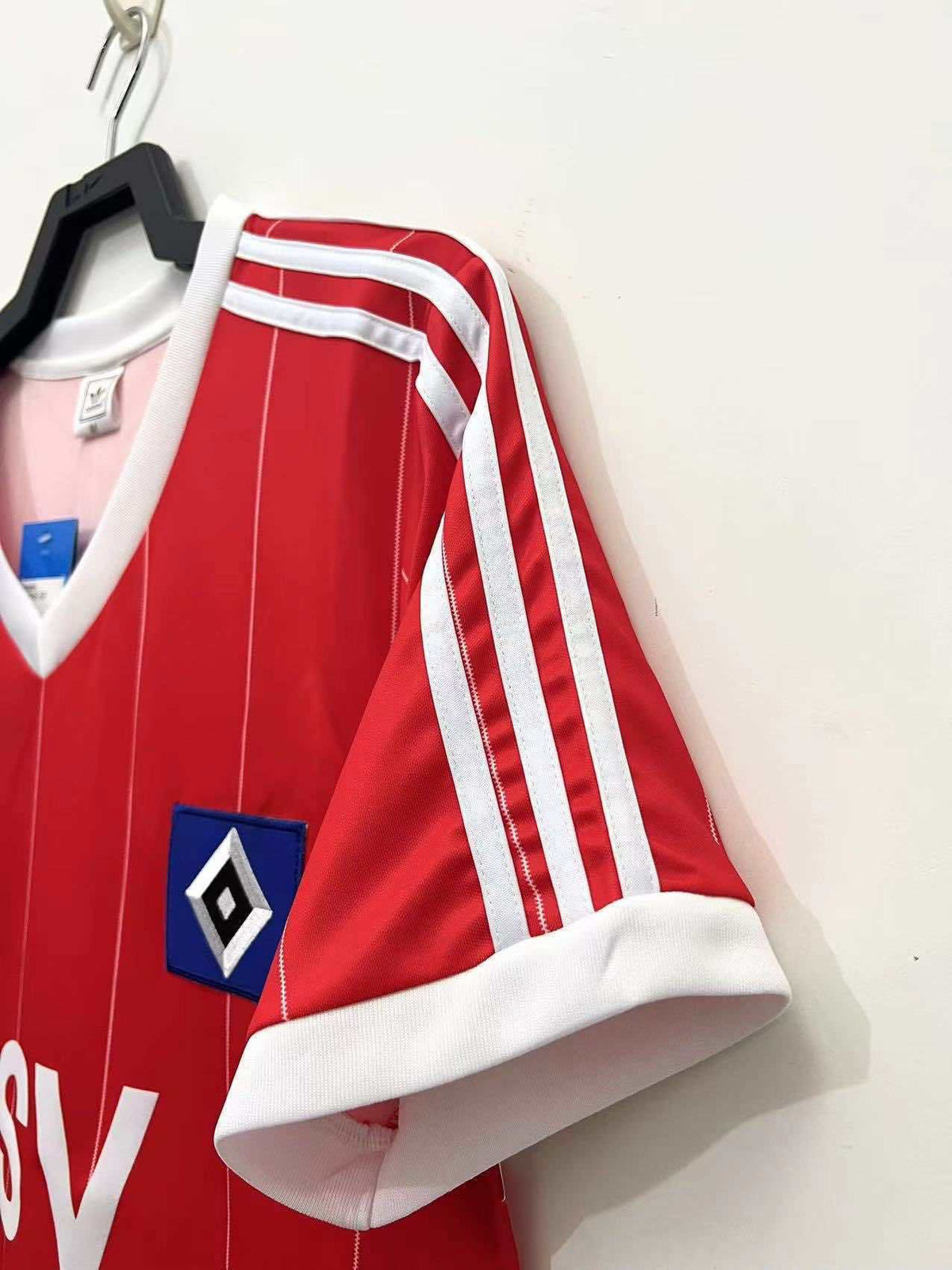 Franz Beckenbauer Hamburger SV HSV Rotes Heimtrikot Retro Fußballtrikot