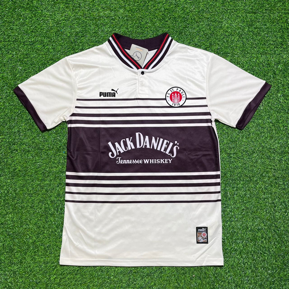 Holger Stanislawski St. Pauli 1997-98 Retro Football Trikot Jersey
