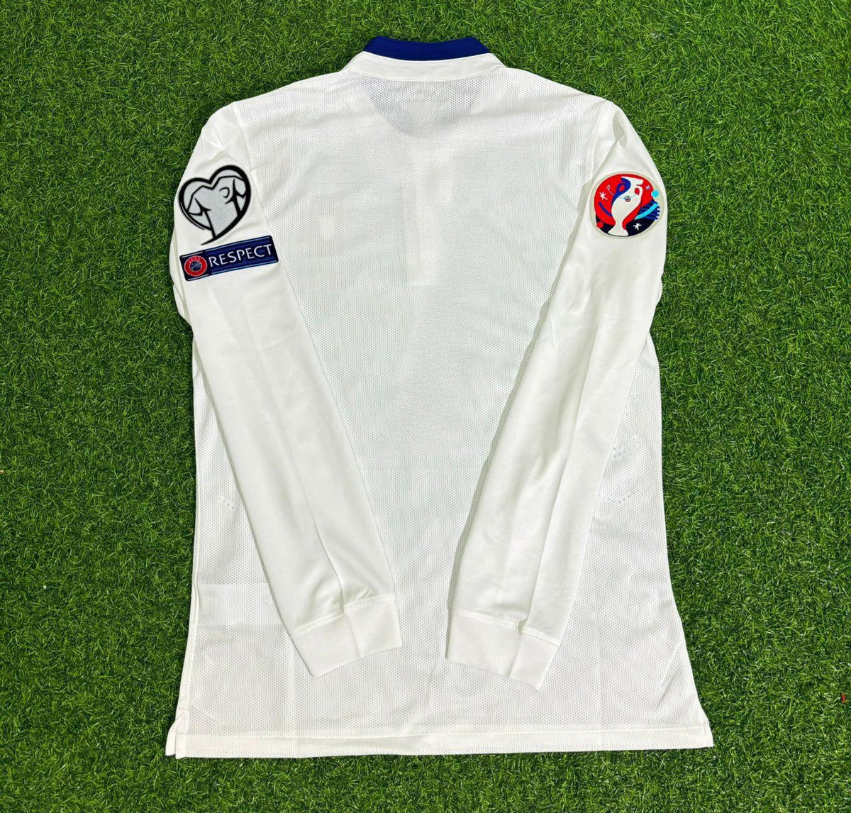 Maillot de football rétro du Portugal EURO 2016 blanc à manches longues