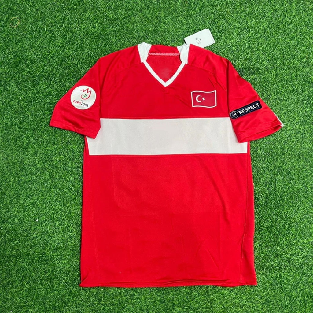 Emre Belözoğlu #5 Türkei Euro 2008 Türkei Retro-Fußballtrikot