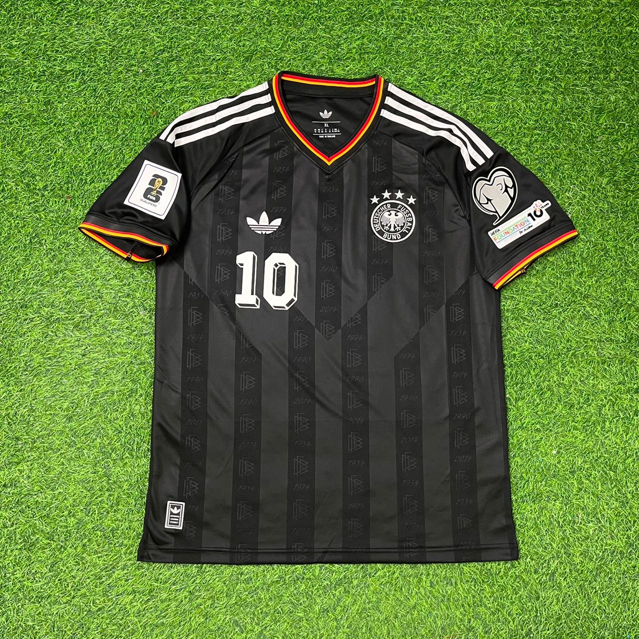 Jamal Musiala 10# Germany 2026 World Cup Black Style Football Jersey Trikot