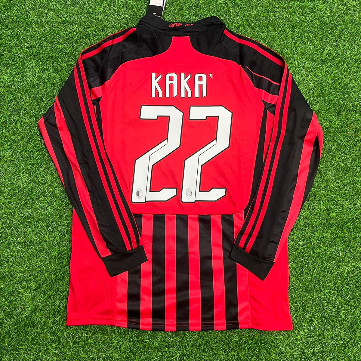 Kaká 22 – Milan 2007/2008 Maillot Domicile Rétro Rouge & Noir