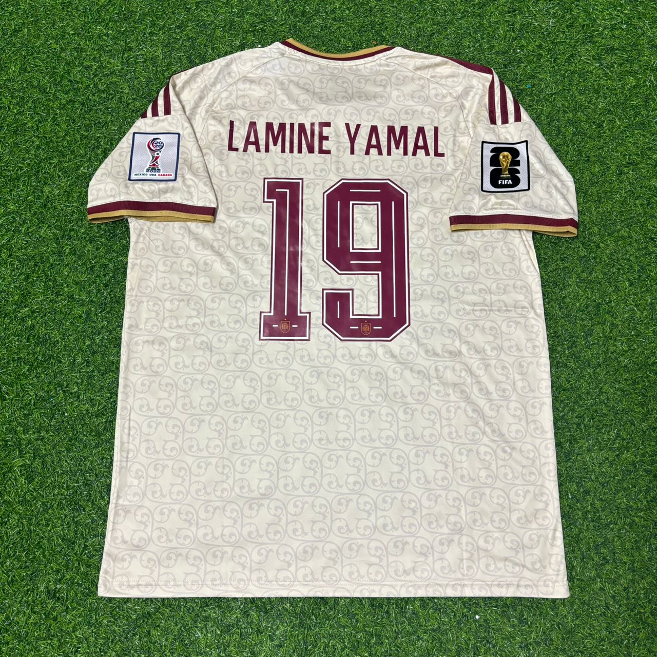 Lamine Yamal Spain 2026 World Cup Away Football Jersey