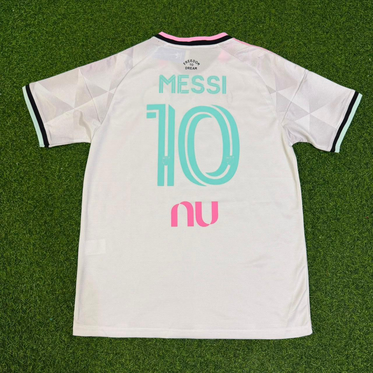 Lionel Messi Neues Trikot Weiße Jersey Fußball Trikot Fußball Trikot