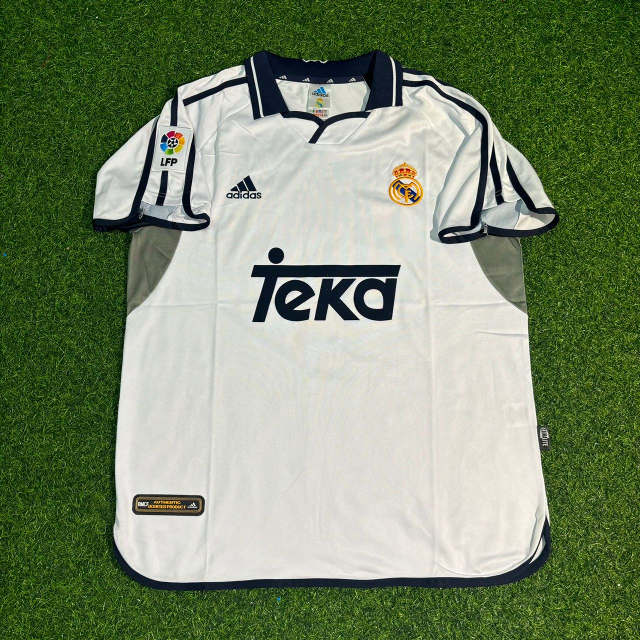 Luis Figo Real Madrid 2000 2001 White Home Jersey Shirt Trikot Maillot