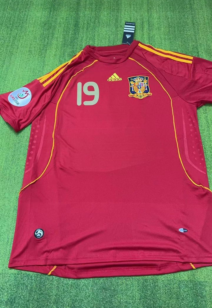 Marcos Senna – Spain 2010 World Cup Retro Kit Jersey – | Trikot | Maillot Soccer Shirt