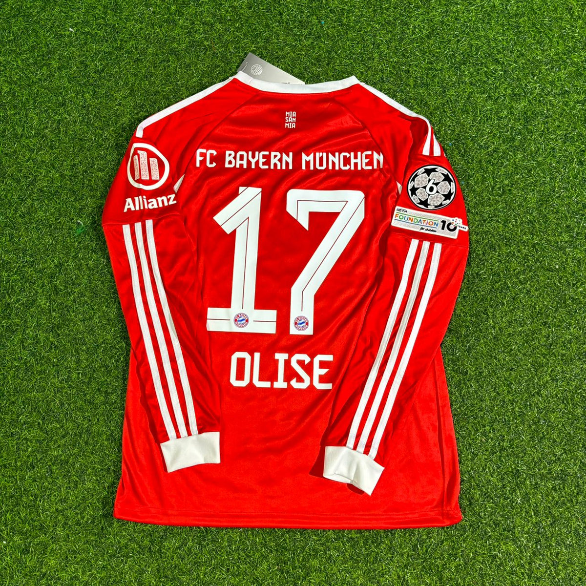 Michael Olise Bayern Munich 2026 Champions League Long Sleeve Football Jersey