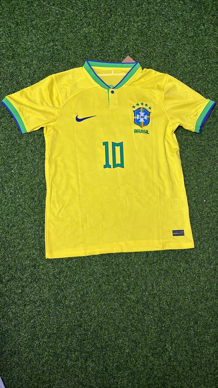 Neymar Jr – Brasilien WM 2022 Retro Trikot – | Trikot | Maillot Fußballtrikot