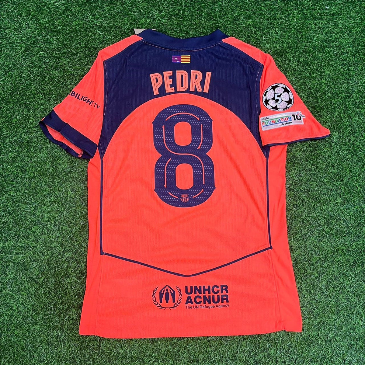 Pedri Barcelona New Season 2026 Orange Jersey Trikot Maillot Soccer Shirt