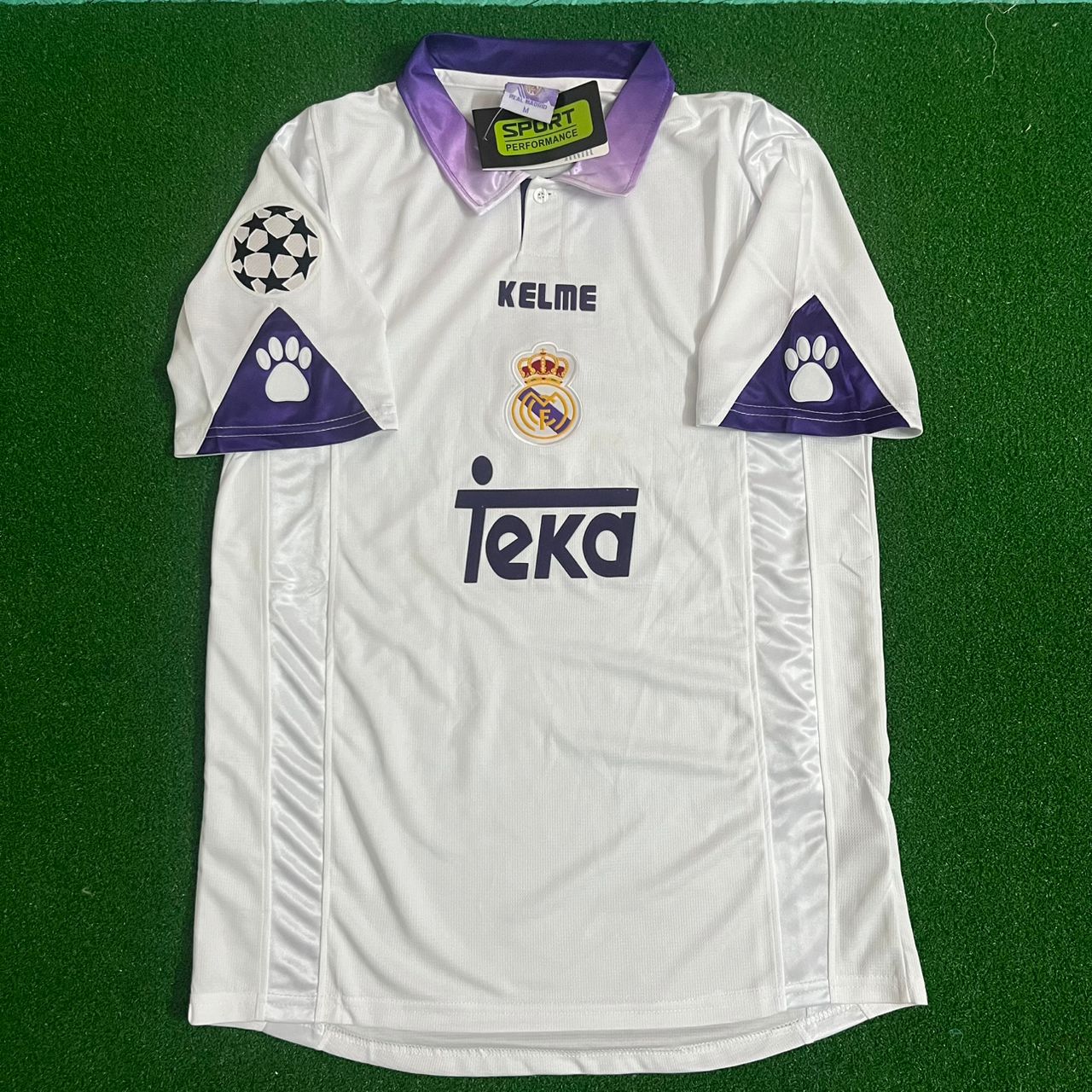 Roberto Carlos Real 1998-1999 Season Retro Vintage Jersey Soccer Shirt