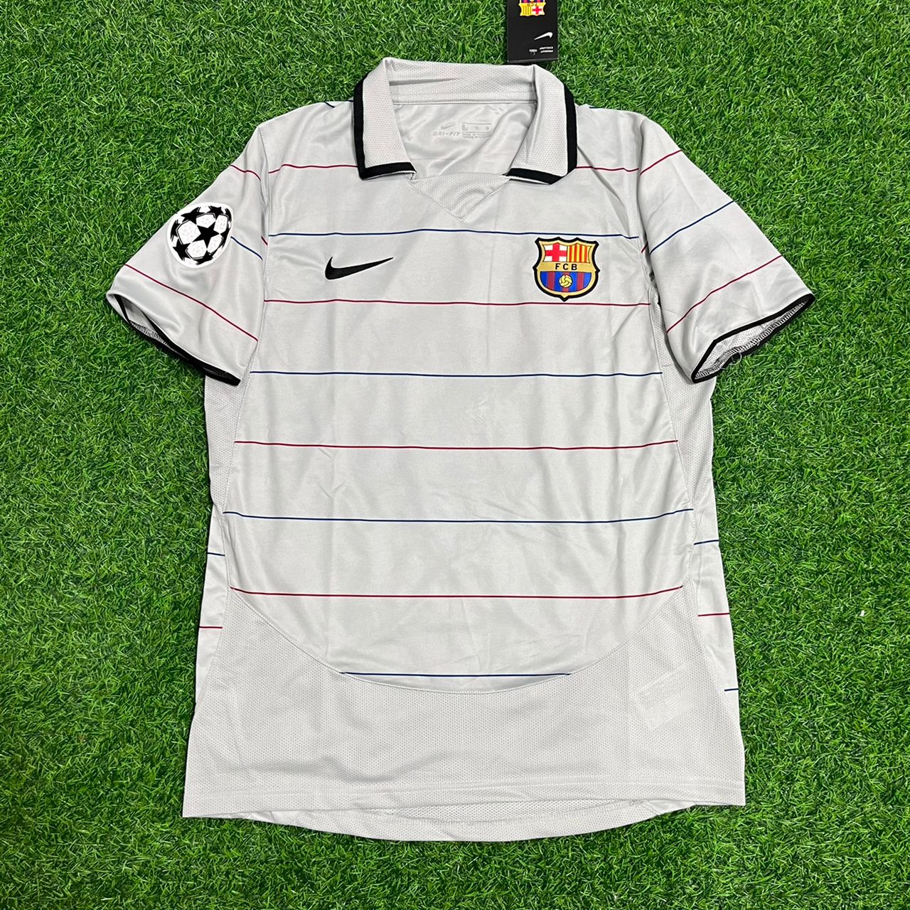 Samuel Eto'o #9 - Barcelona 2004/2005 Blau Granat Retro Trikot Fußballtrikot