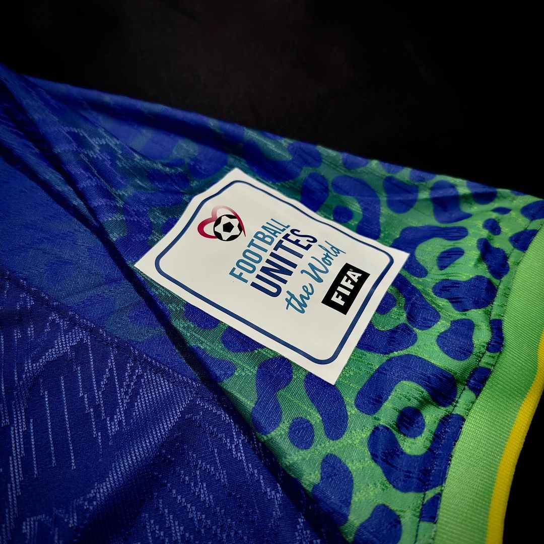 Neymar Jr Brasilien 2022 Weltmeisterschaft Retro Fußballtrikot