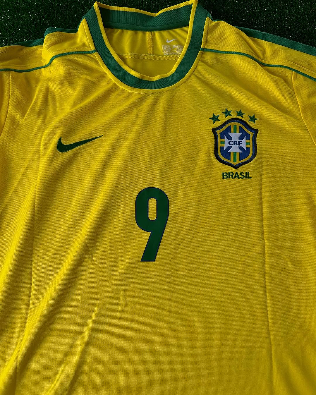 Phänomen Ronaldo Nazário Brasilien Retro Trikot