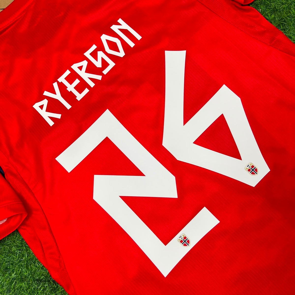 Julian Ryerson Norwegen WM 2026 Neue Saison Rotes Fußballtrikot-Set