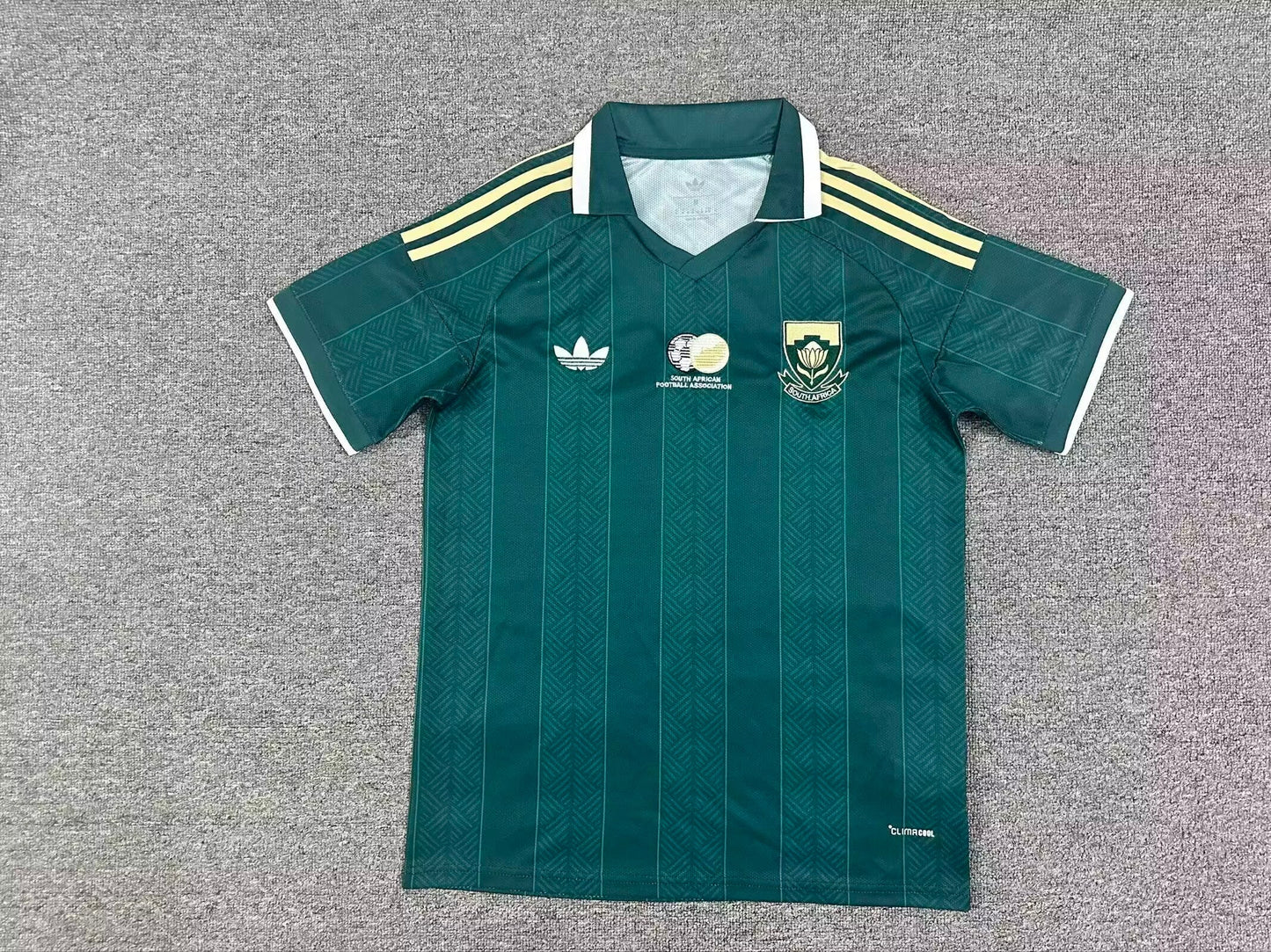 Maillot de football extérieur vert Afrique du Sud Coupe du Monde 2026