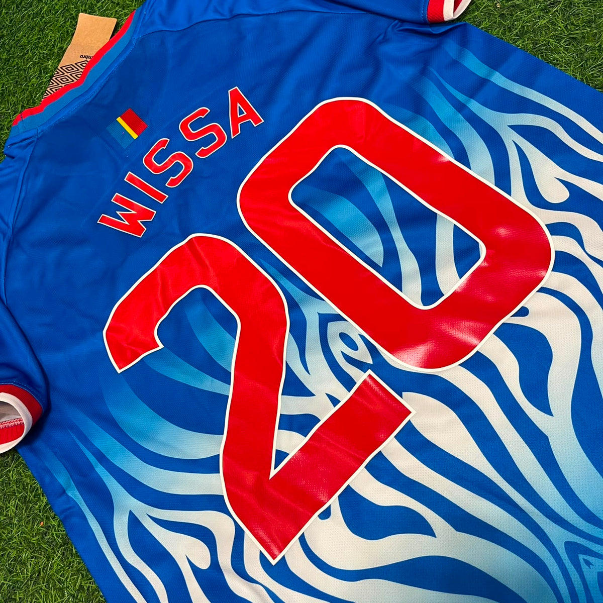 Yoane Wissa Democratic Republic of the Congo World Cup 2026 Home Football Jersey Shirt Trikot Maillot