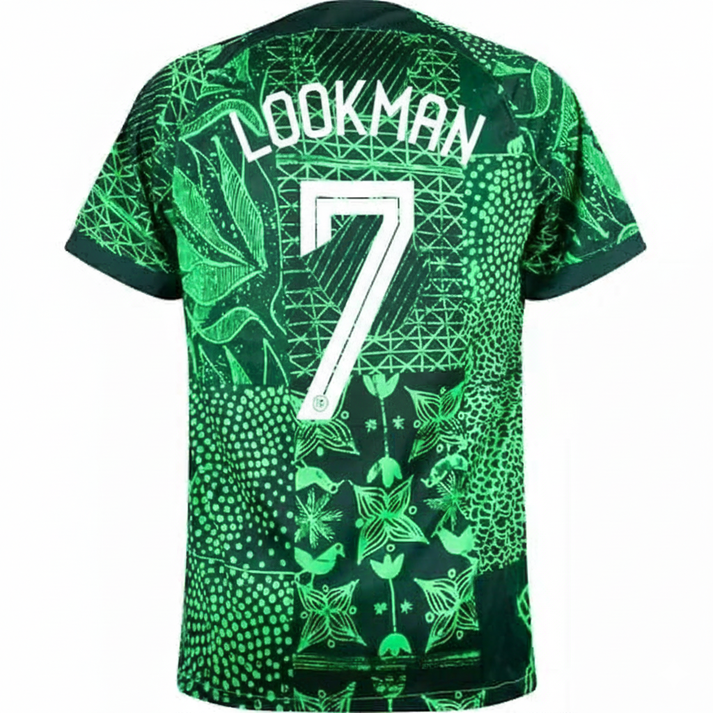 Ademola Lookman 7- Nigeria Saison 2022/2023 Retro-Trikot
