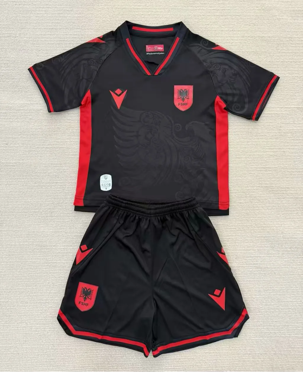 Albania 2025-26 Home Kid Jersey Trikot Maillot Soccer Shirt