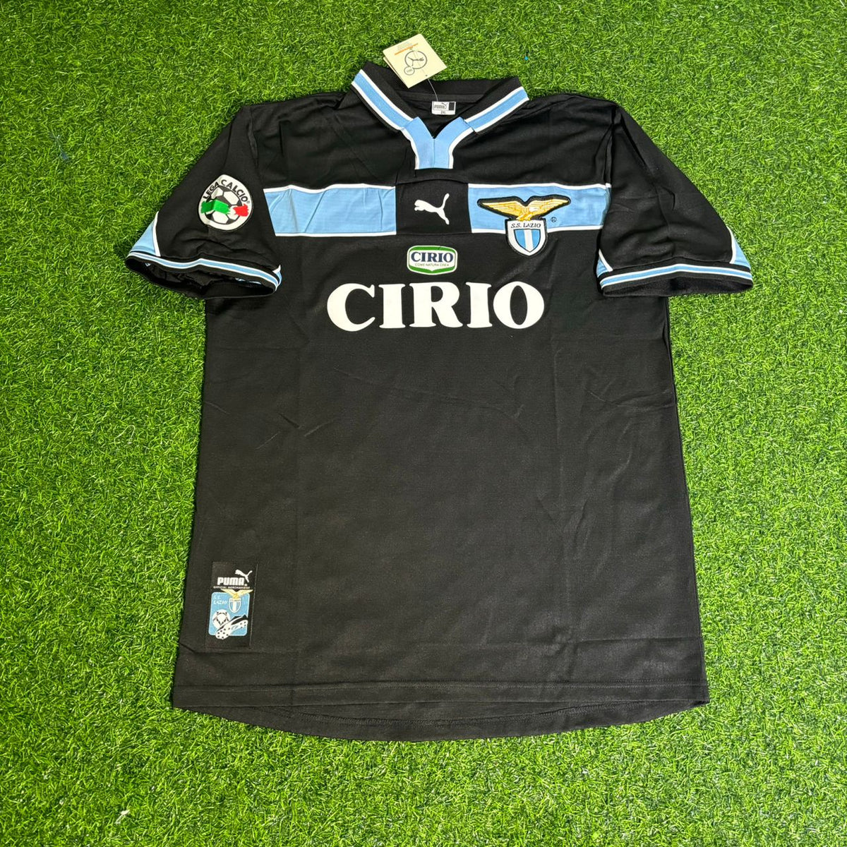 Maillot de football rétro noir Dejan Stankovic Lazio 1998/2000