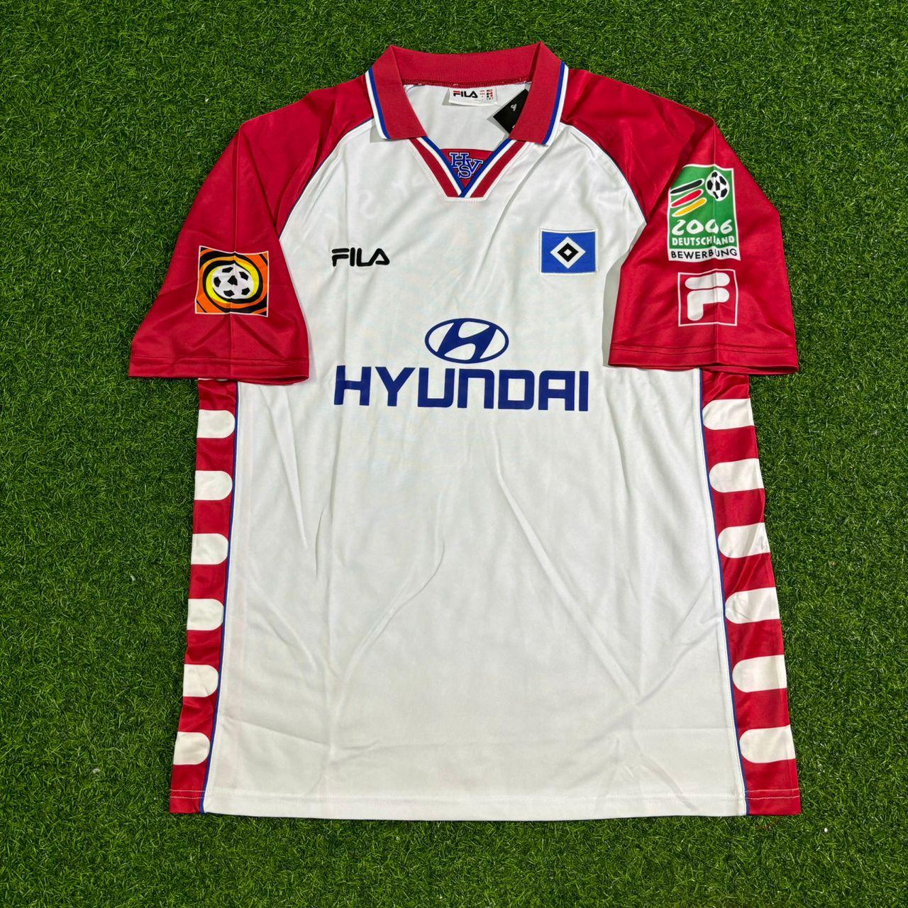 Anthony Yeboah Hamburger SV 1999-2000 Heim Retro Fußballtrikot