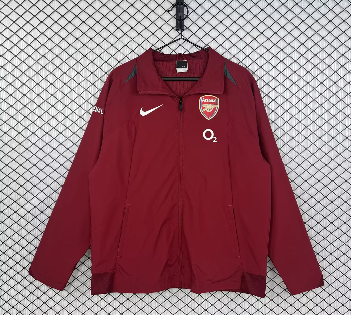 Arsenal 2005/2006 Rote Retro Windbreaker Jacke