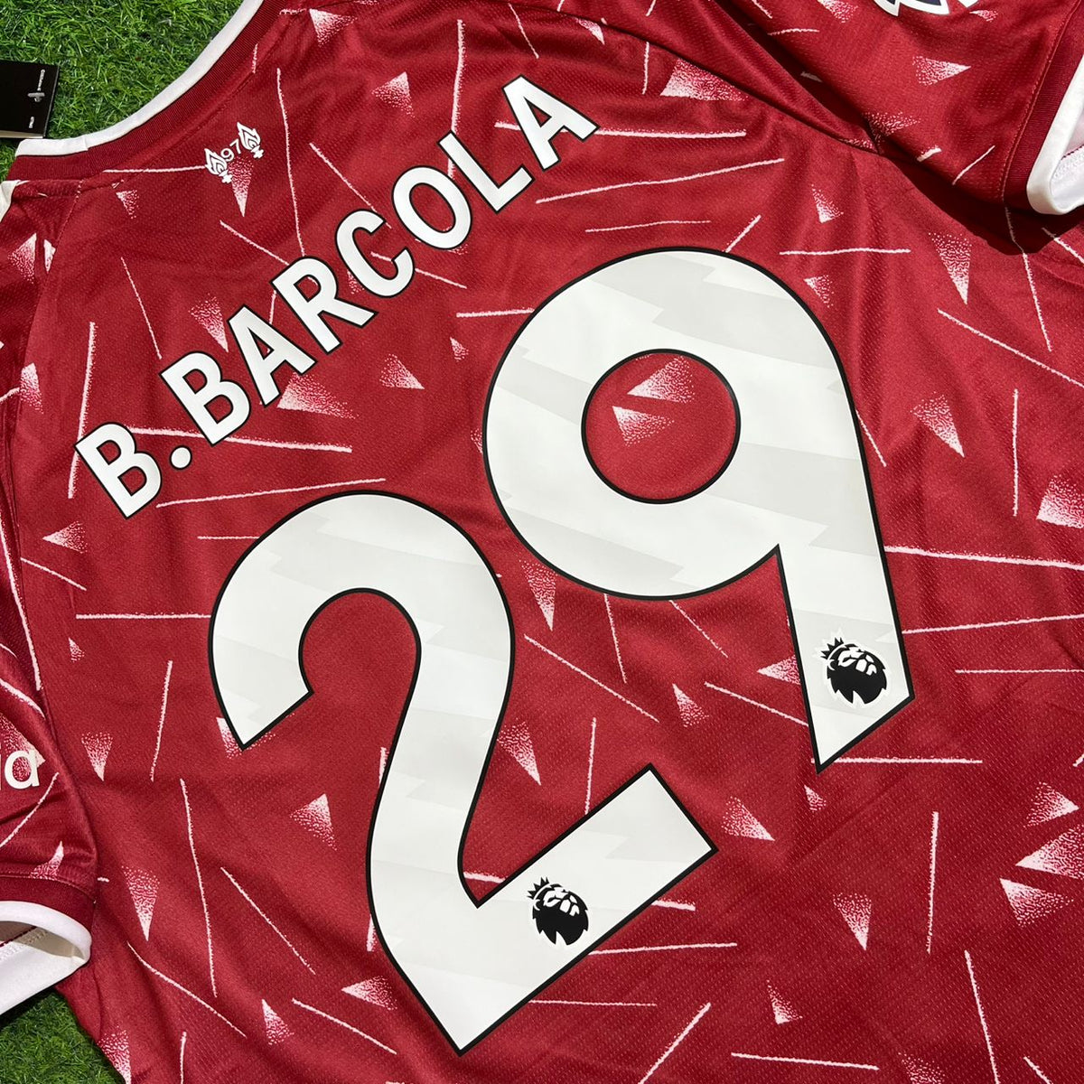 Bradley Barcola #29 Liverpool New Season 2027 Red Home Football Jersey Kit