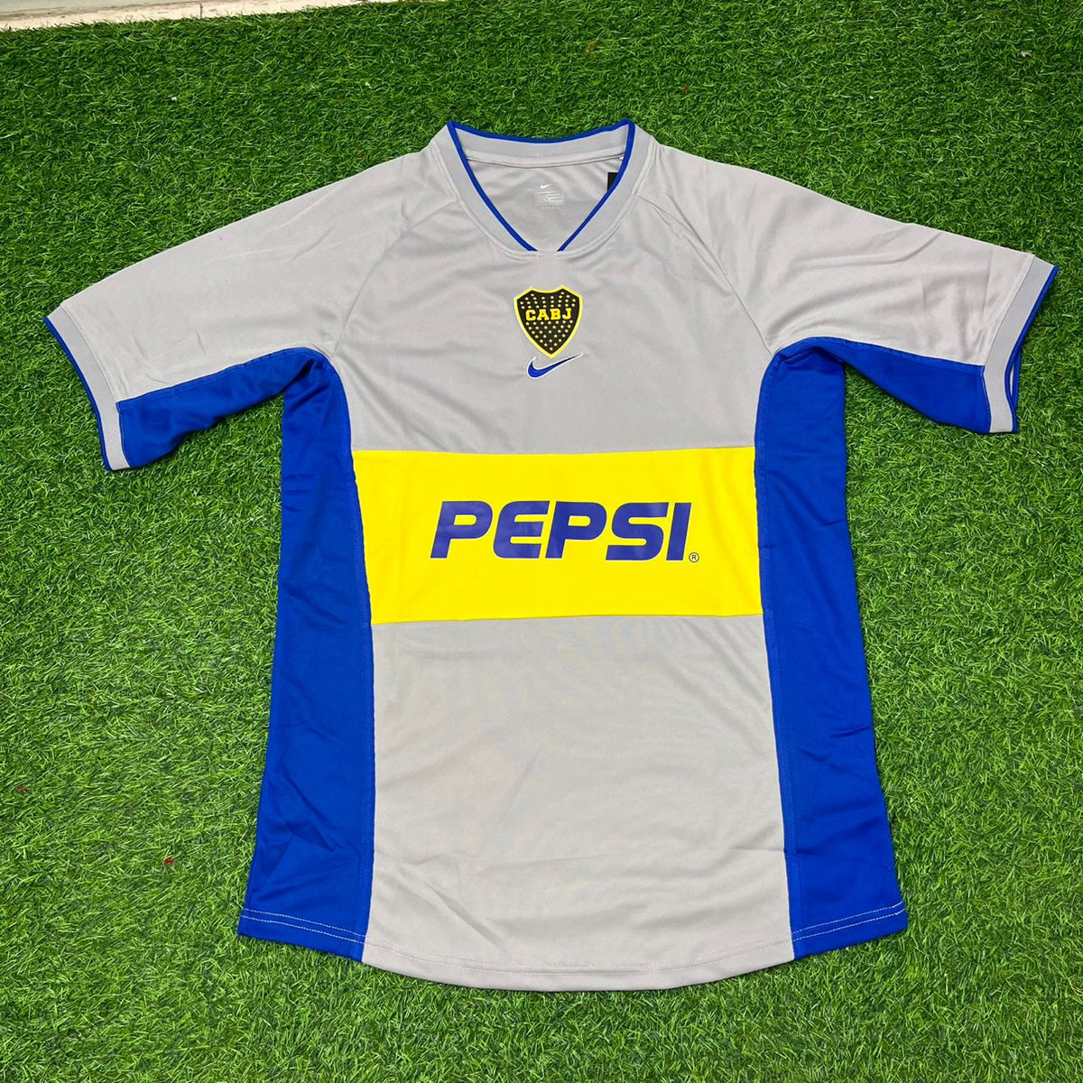 Maillot de football rétro extérieur Carlos Tevez Boca Juniors 2002