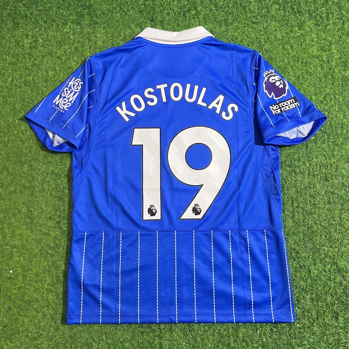 Charalampos Kostoulas #19 Brighton 2026/2027 Neues Heimtrikot Blau