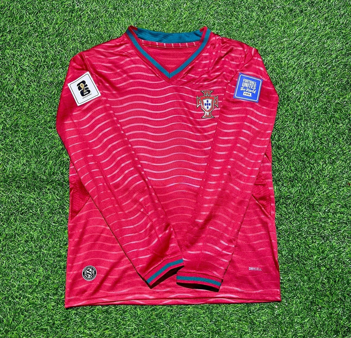 Nuno Mendes Portugal 2026 Rotes Heimtrikot mit langen Ärmeln, neue Saison